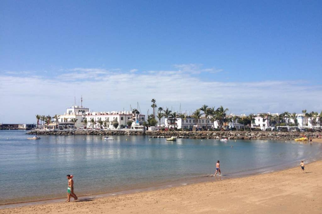 Charmante Wohnung Direkt Am Meer, Kostenloses Wlan ปวยร์โต เด มอแกน ภายนอก รูปภาพ